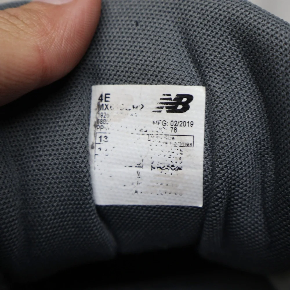 New Balance Mens 13 4E 619 Sneakers Grey Suede Leather Walking Cross Training